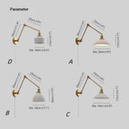 Keldeleth Ceramic Wall Light-Moonnatur