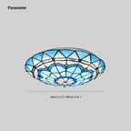Farnelheath Glass Ceiling Light-Moonnatur