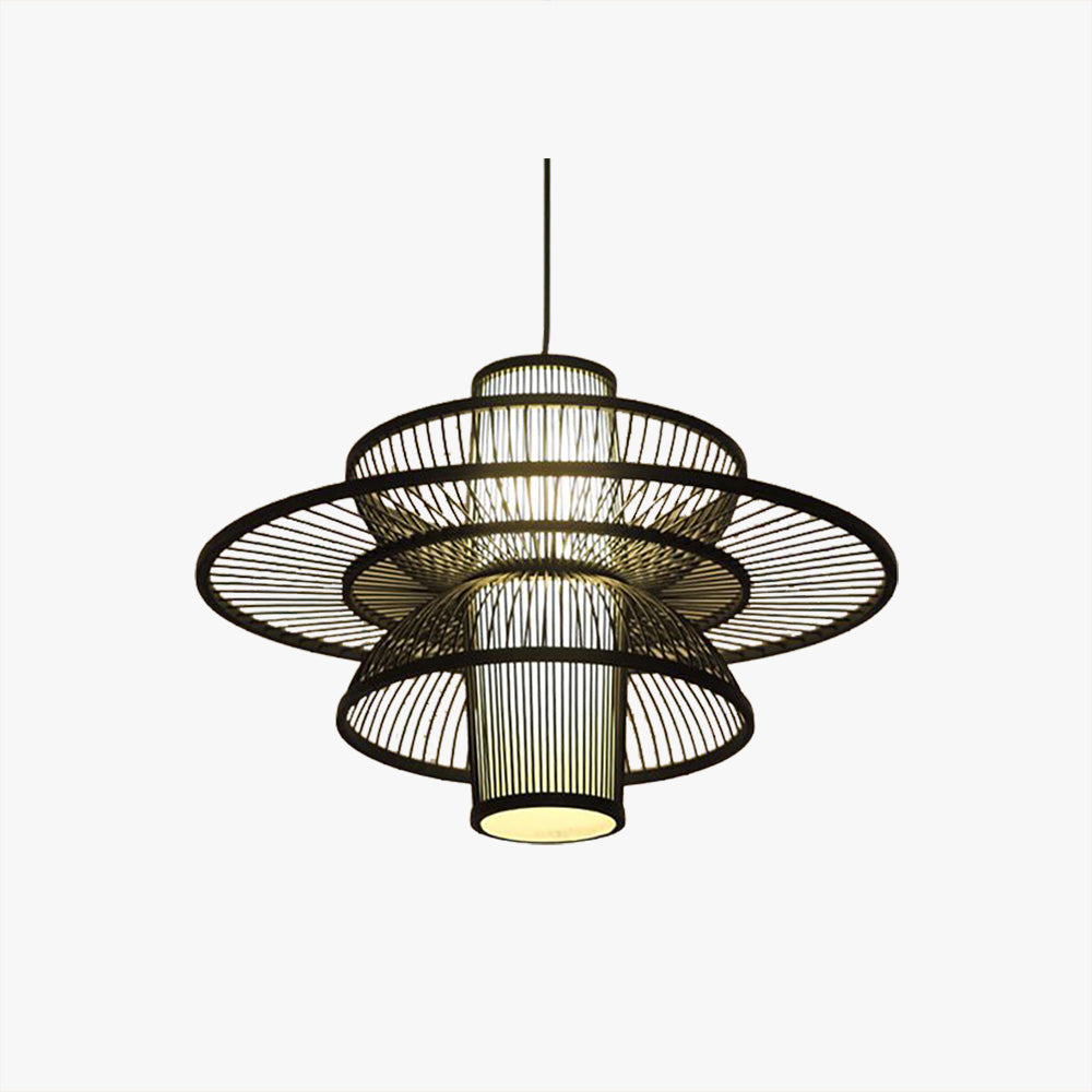 Edrenvale Rattan Pendant Light-Moonnatur