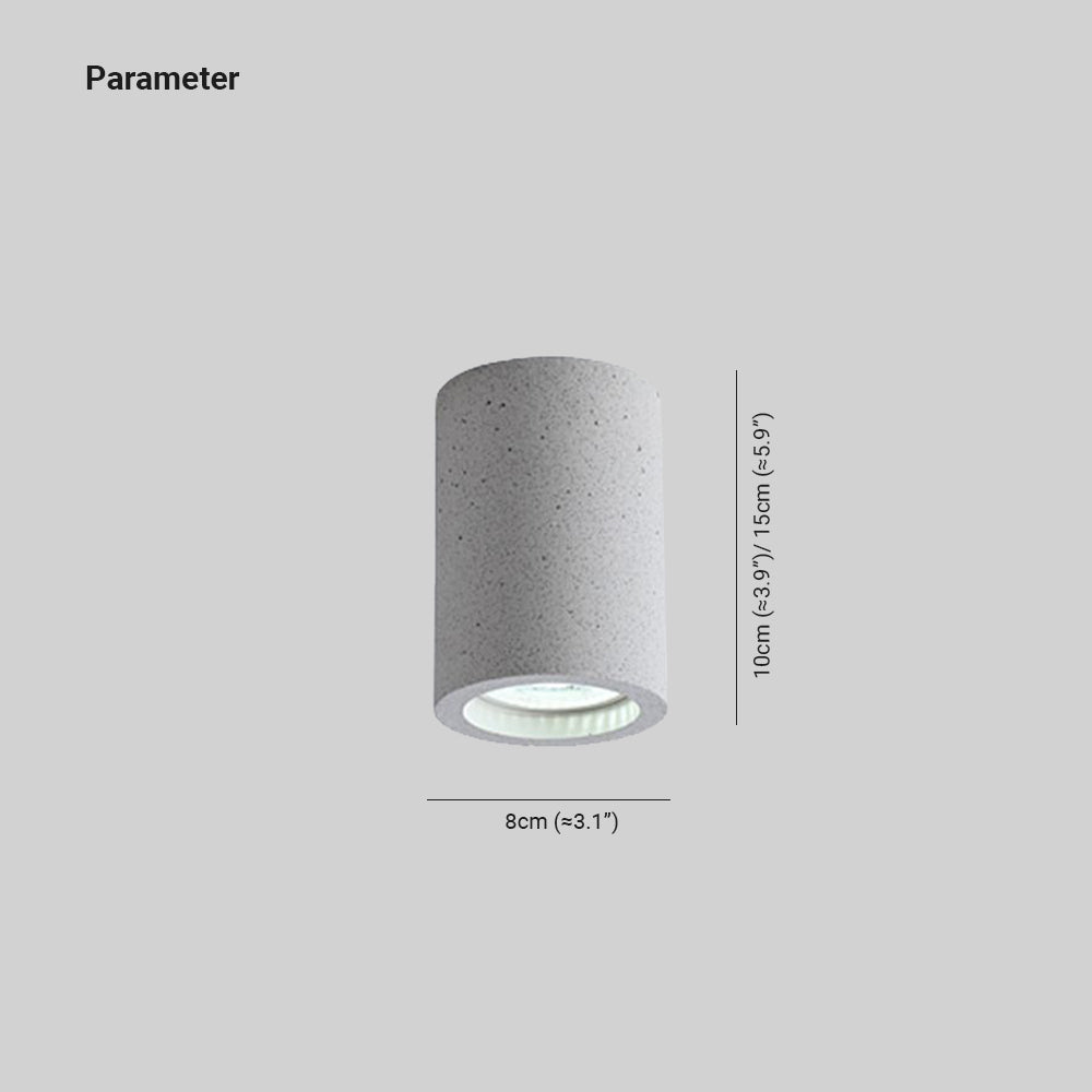Cardelenelle Concrete Ceiling Light-Moonnatur