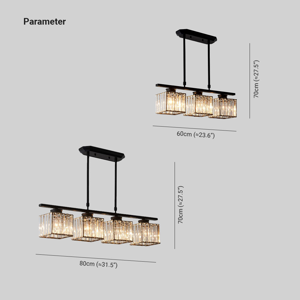 Jardenelle Crystal Pendant Light-Moonnatur