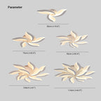 Valdenlark Acrylic Ceiling Light-Moonnatur