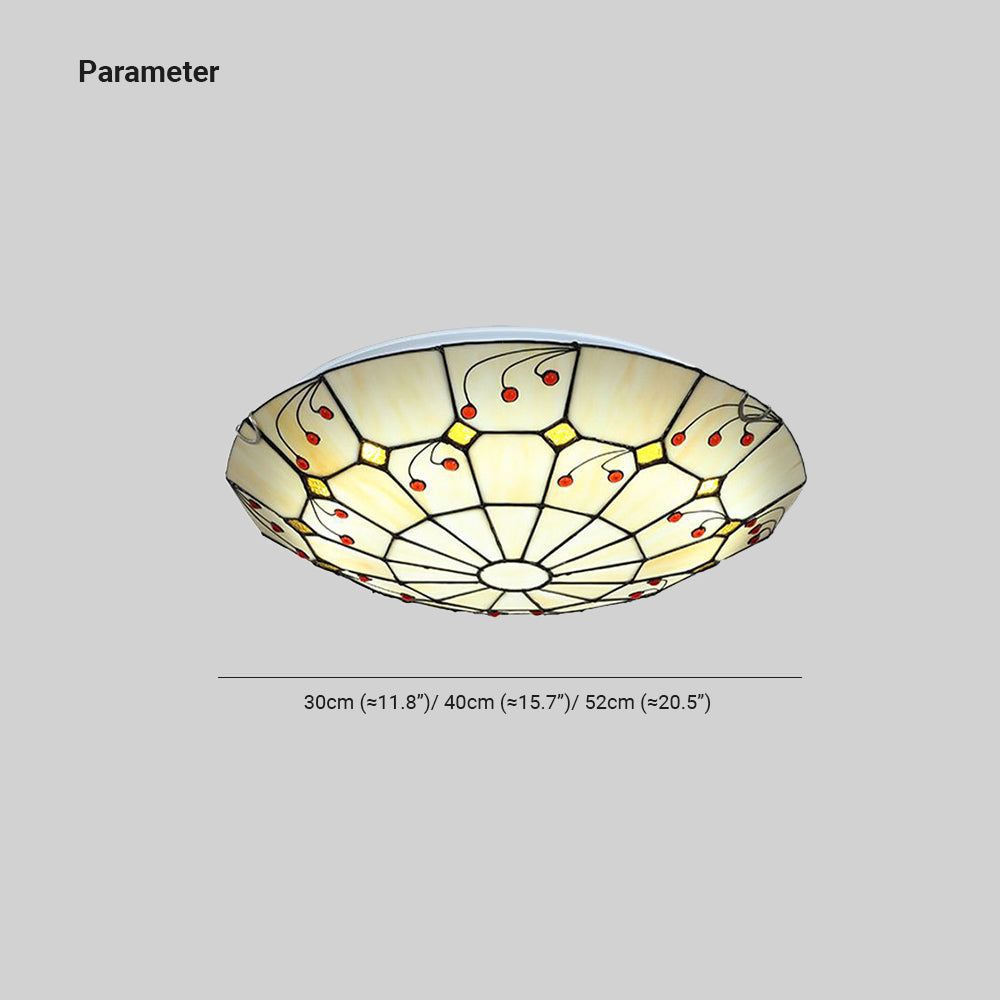 Faldenmoss Glass Ceiling Light-Moonnatur