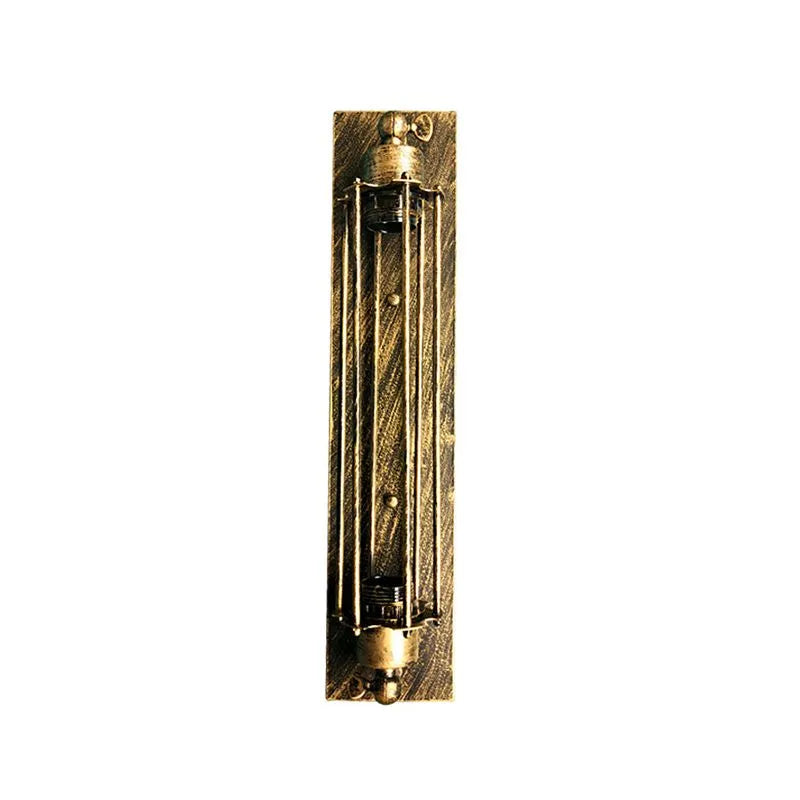 Tronel Vintage Cylinder Metal Wall Lamp, Black/Red/Silver/Gold - Neutralighting