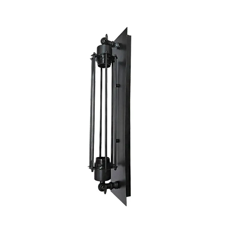 Tronel Vintage Cylinder Metal Wall Lamp, Black/Red/Silver/Gold - Neutralighting