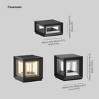 Weldenena Metal Pillar Light-Moonnatur