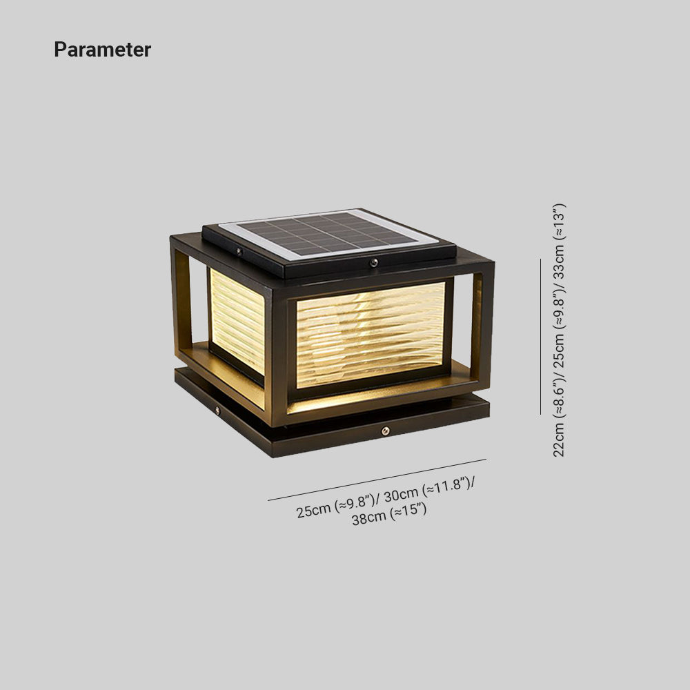 Veyrenenna Glass Pillar Light-Moonnatur