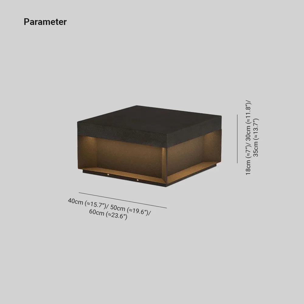 Merrenenora Metal Pillar Light-Moonnatur