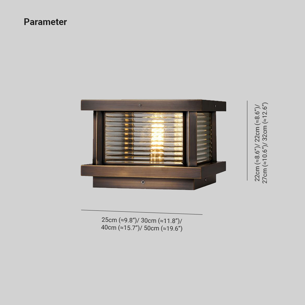 Merrenara Metal Pillar Light-Moonnatur