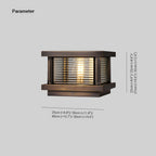Merrenara Metal Pillar Light-Moonnatur