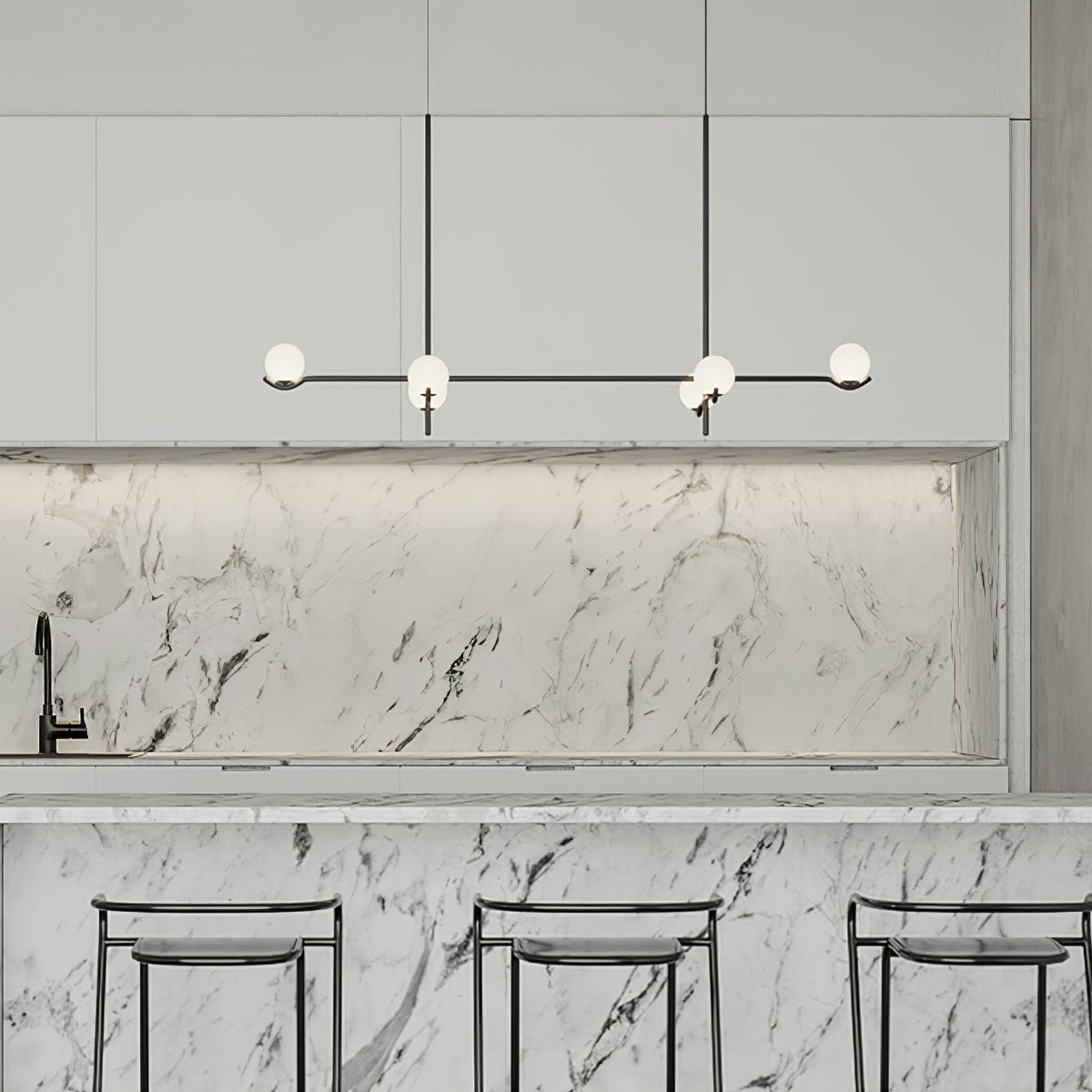 Fennena Glass Pendant Light-Moonnatur