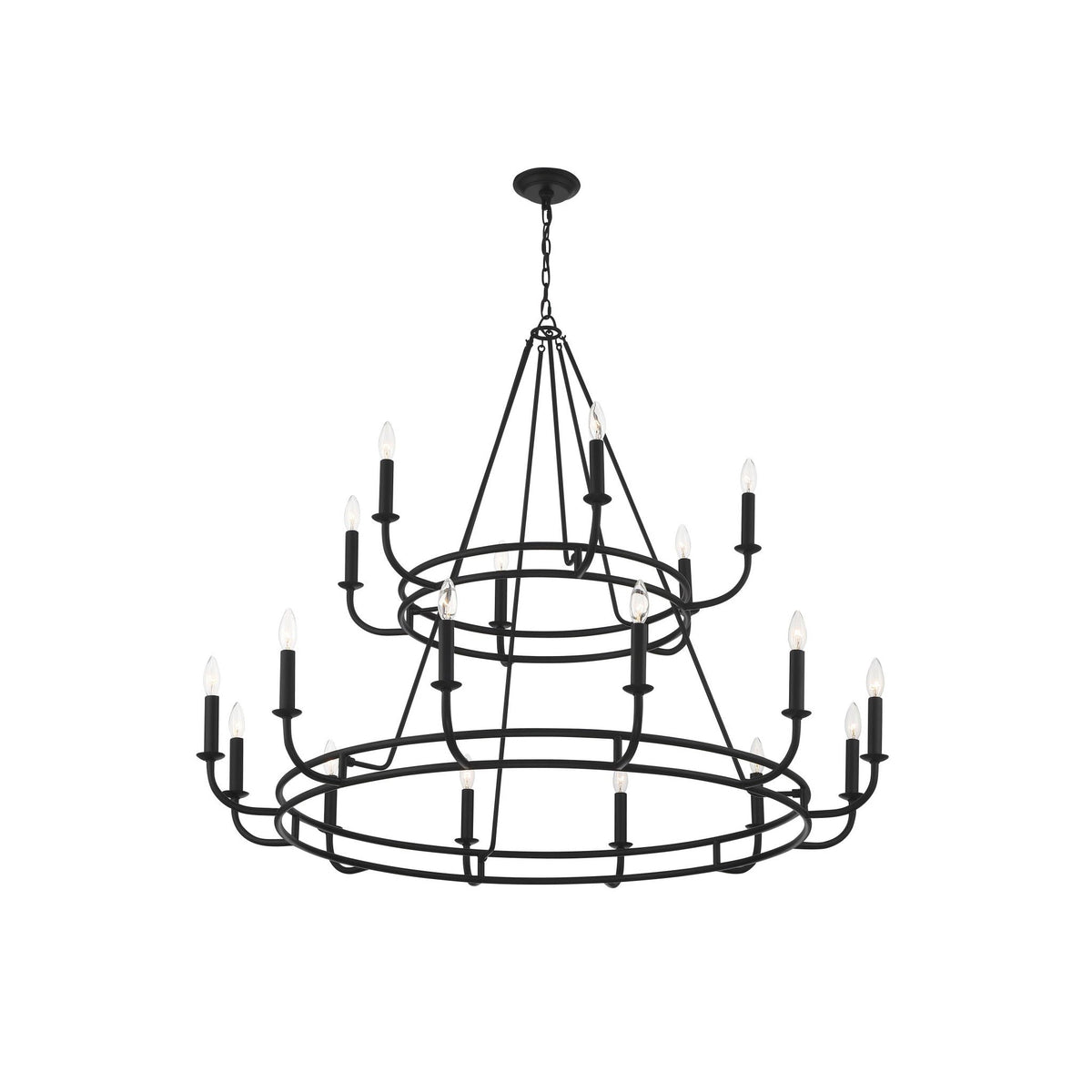 Quenelwyn Brass Chandelier-Moonnatur