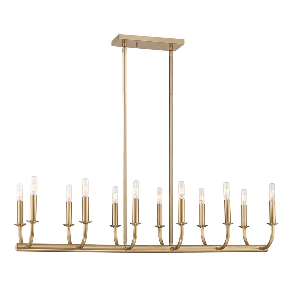 Quenelwyn Brass Chandelier-Moonnatur