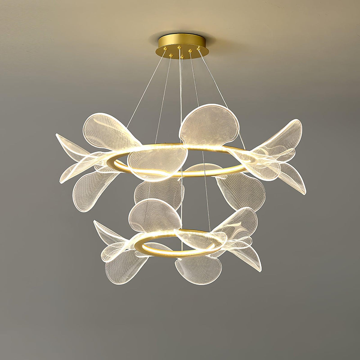 Polenna Acrylic Chandelier-Moonnatur
