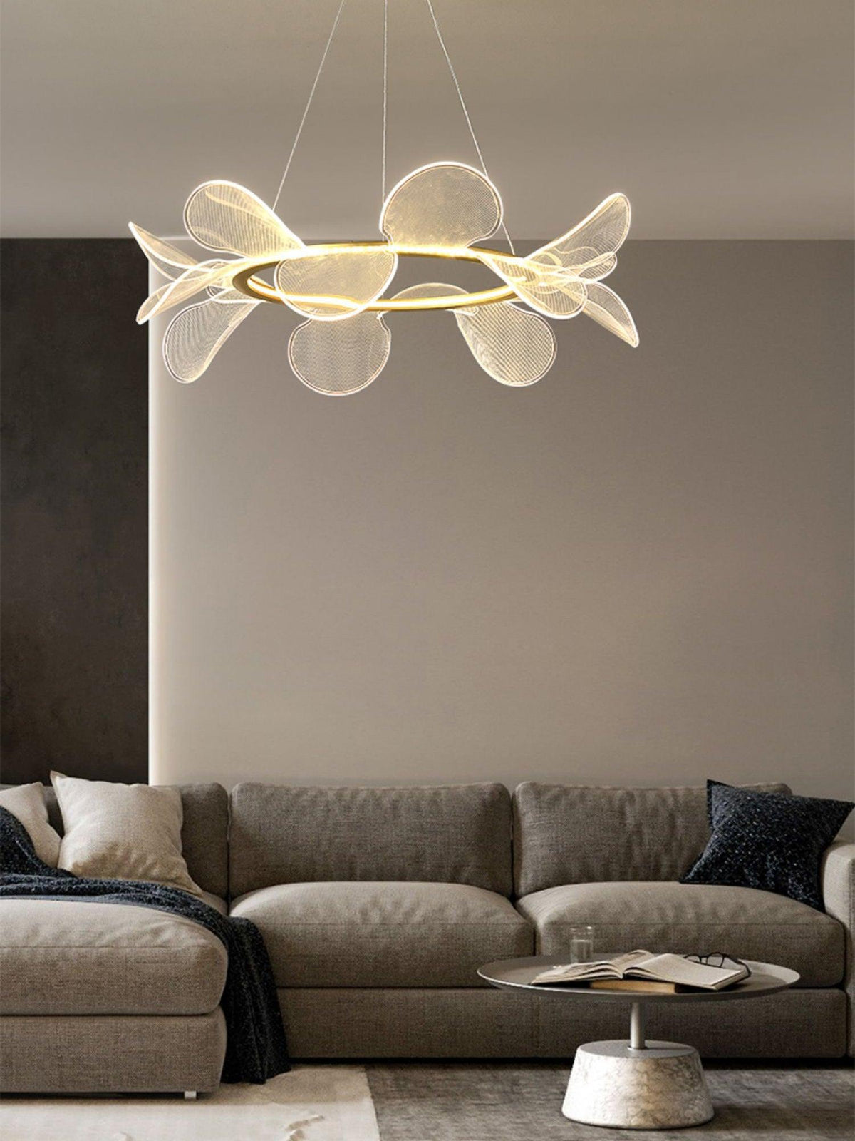 Polenna Acrylic Chandelier-Moonnatur