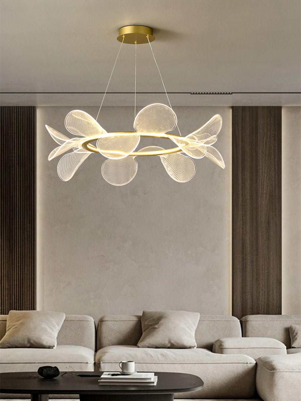 Polenna Acrylic Chandelier-Moonnatur