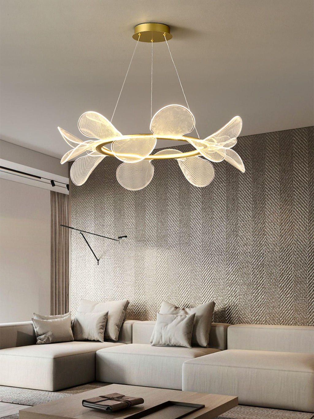 Polenna Acrylic Chandelier-Moonnatur