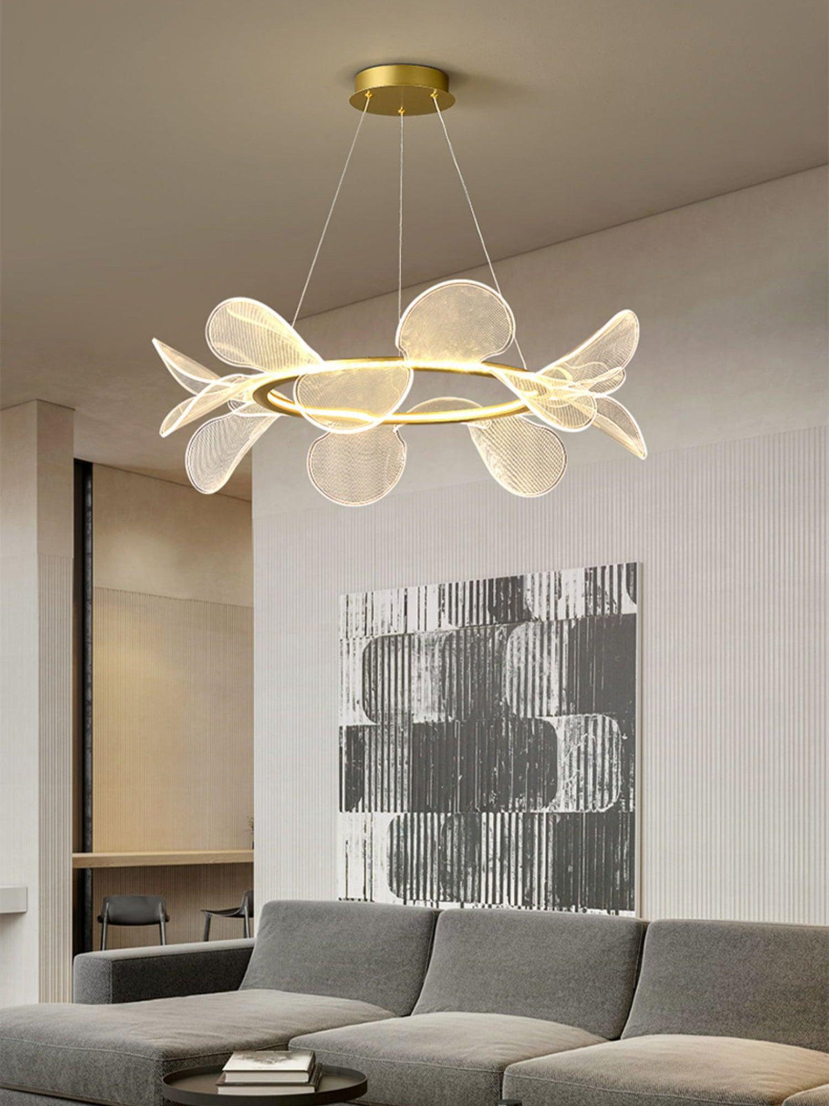 Polenna Acrylic Chandelier-Moonnatur