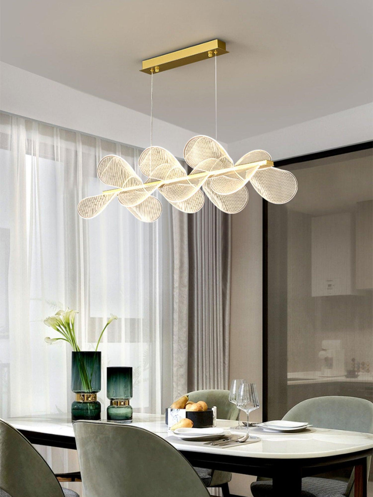Polenna Acrylic Chandelier-Moonnatur