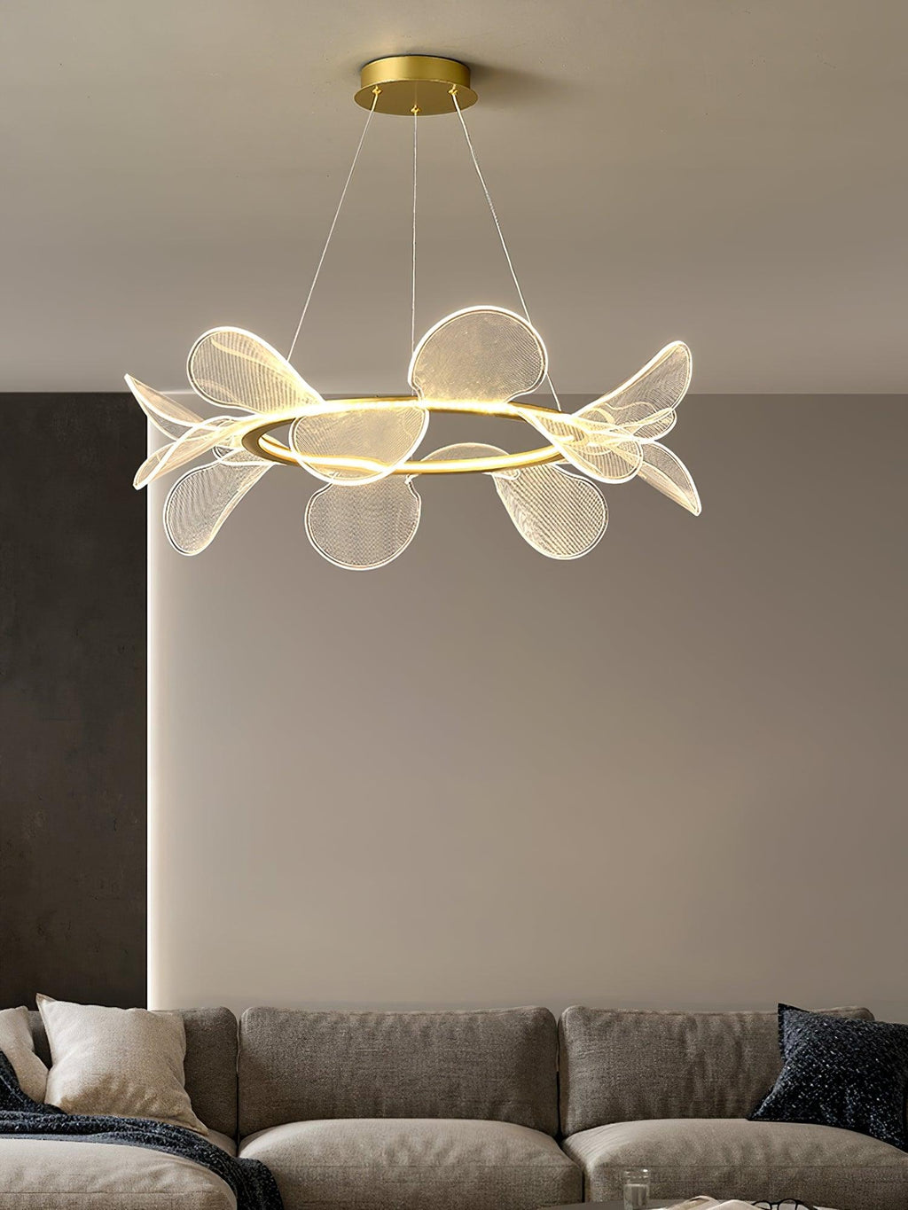 Polenna Acrylic Chandelier-Moonnatur