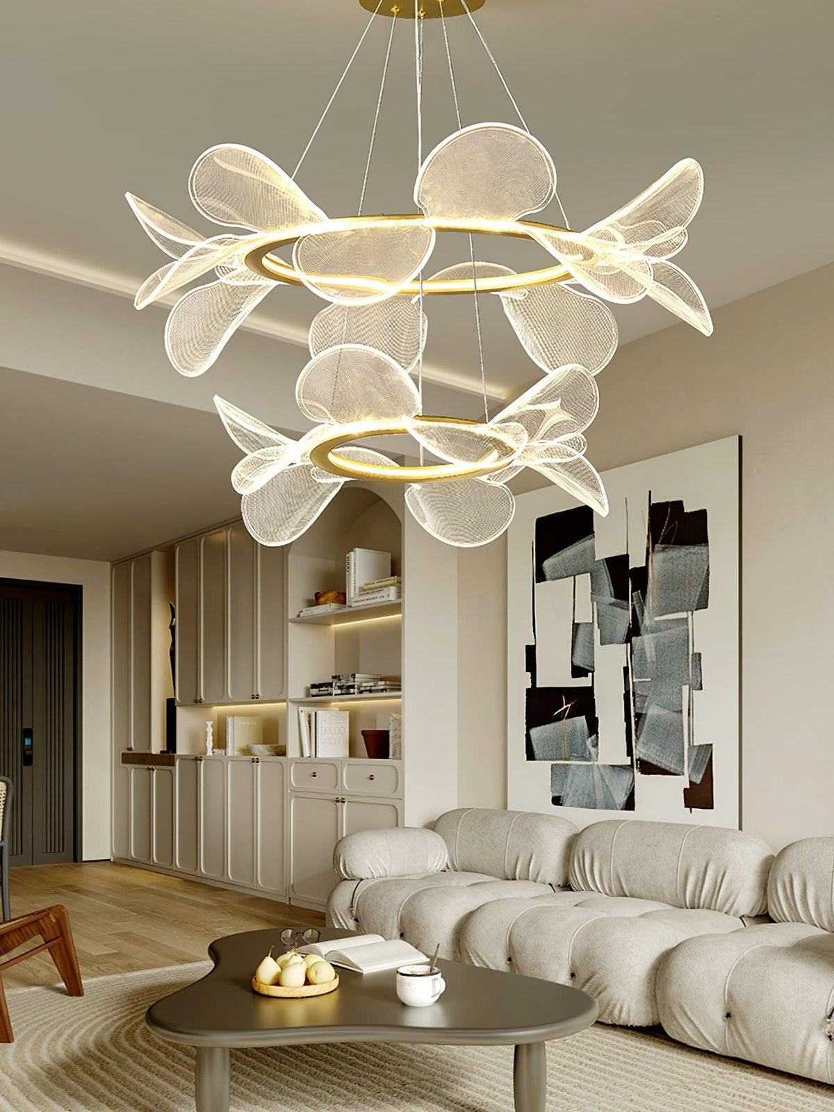Polenna Acrylic Chandelier-Moonnatur