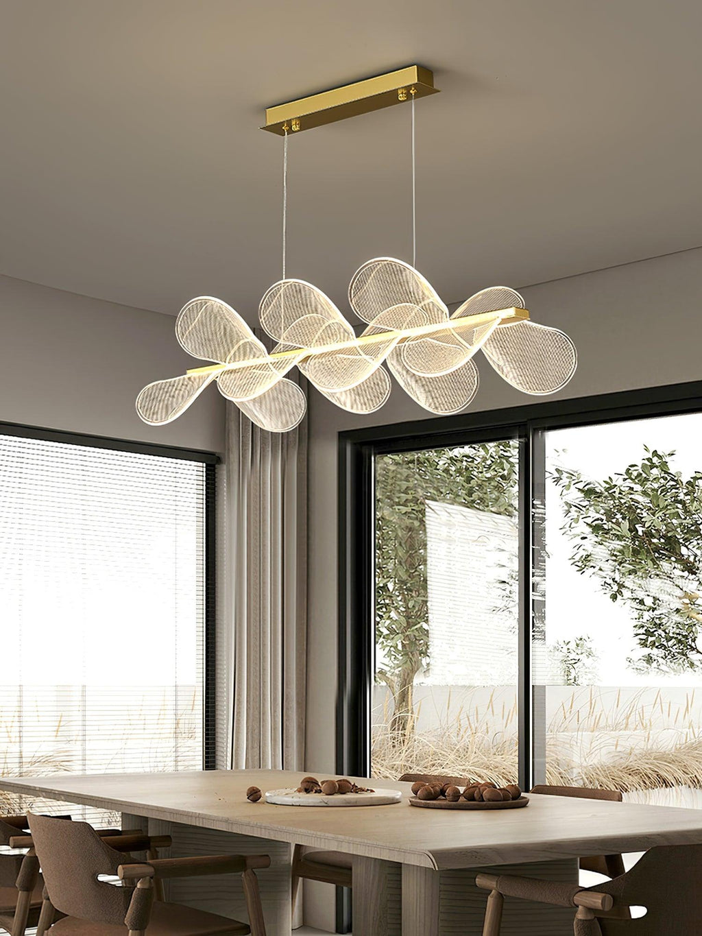 Polenna Acrylic Chandelier-Moonnatur