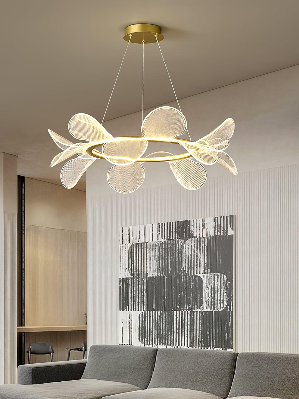 Polenna Acrylic Chandelier-Moonnatur