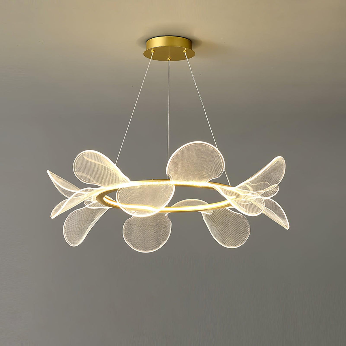 Polenna Acrylic Chandelier-Moonnatur