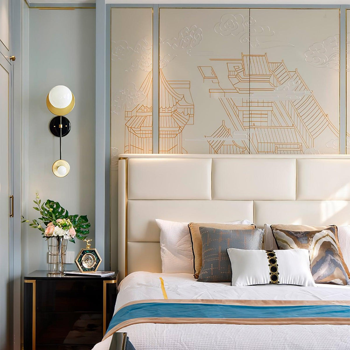 Embriel Marble Wall Light-Moonnatur