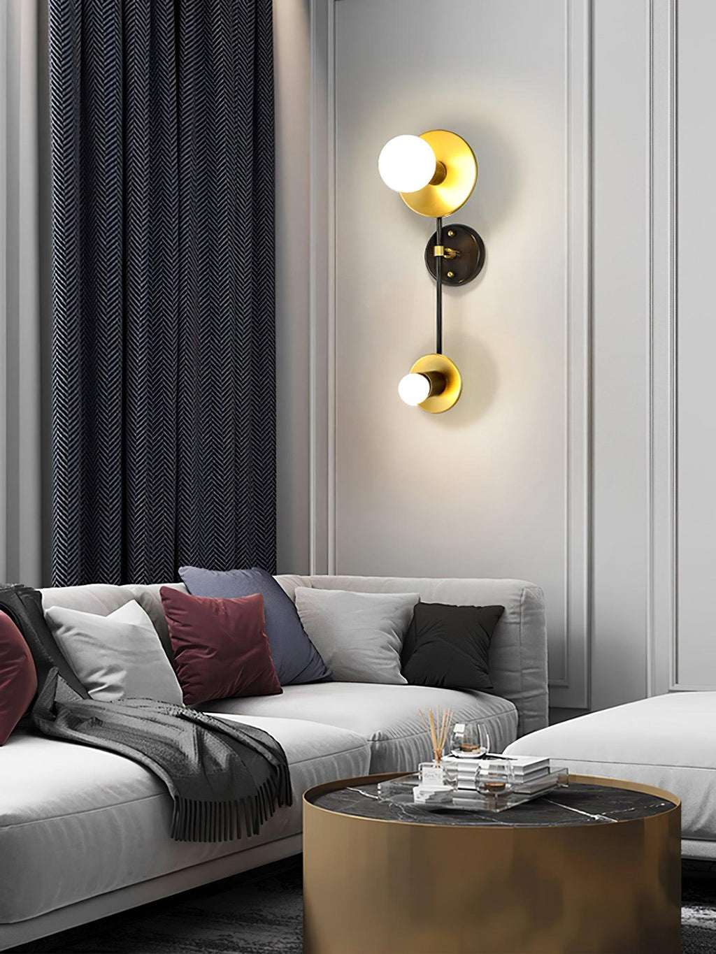Embriel Marble Wall Light-Moonnatur