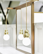 Talenwyn Glass Pendant Light-Moonnatur