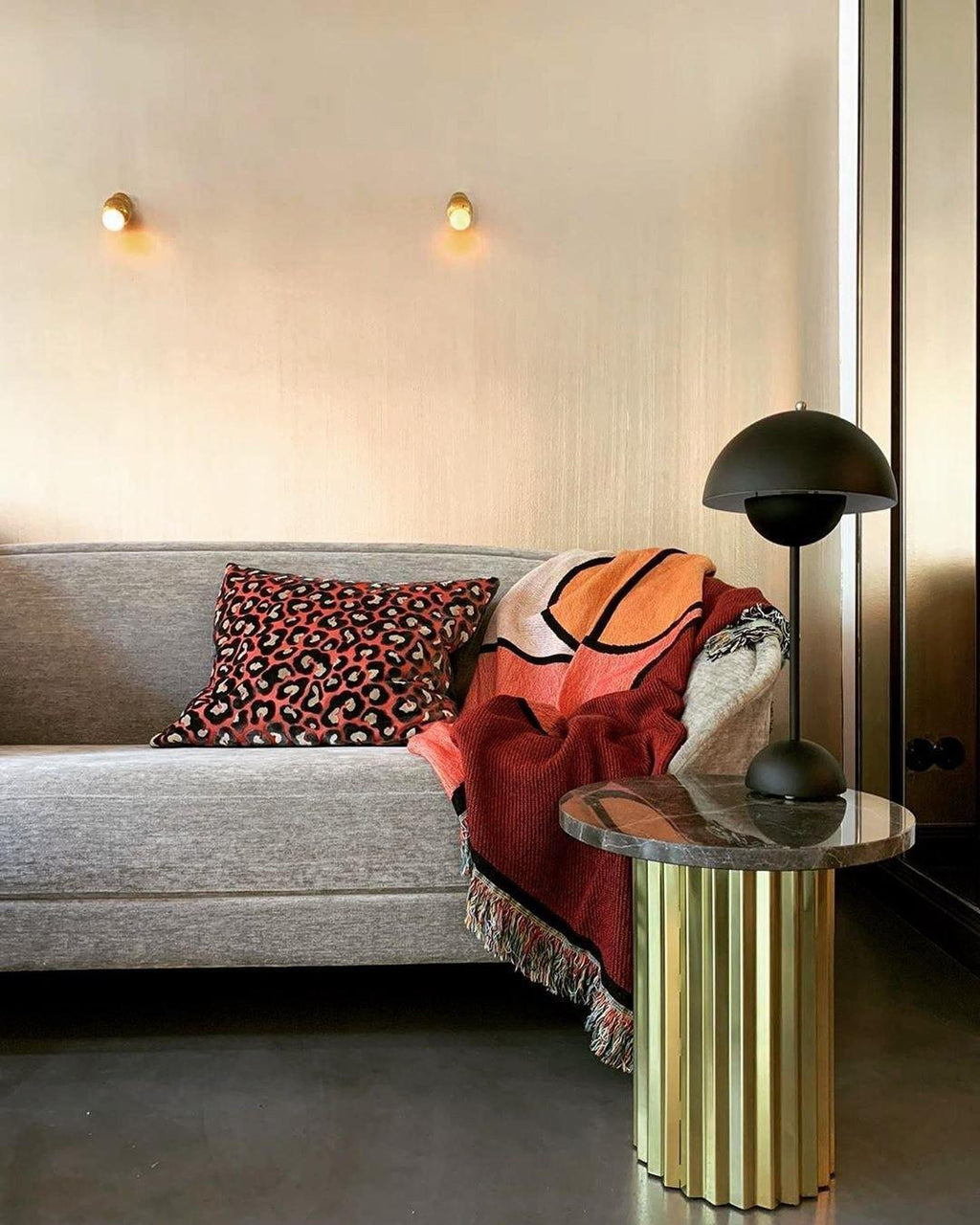 Rosina Glass Wall Light-Moonnatur