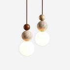 Veyrenbrook Travertine Pendant Light-Moonnatur