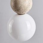 Veyrenbrook Travertine Pendant Light-Moonnatur