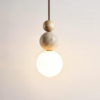 Veyrenbrook Travertine Pendant Light-Moonnatur