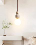 Veyrenbrook Travertine Pendant Light-Moonnatur