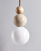 Veyrenbrook Travertine Pendant Light-Moonnatur