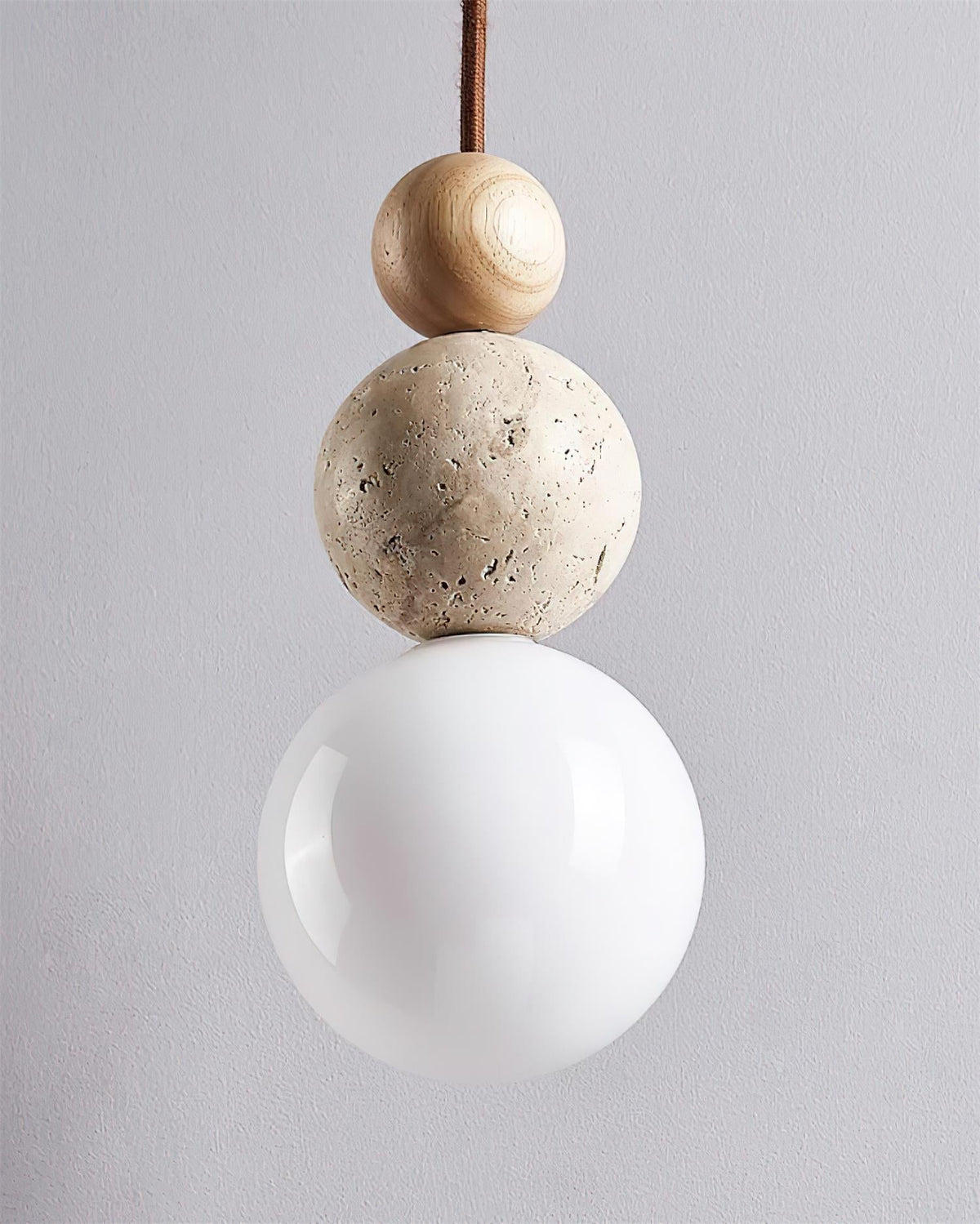 Veyrenbrook Travertine Pendant Light-Moonnatur