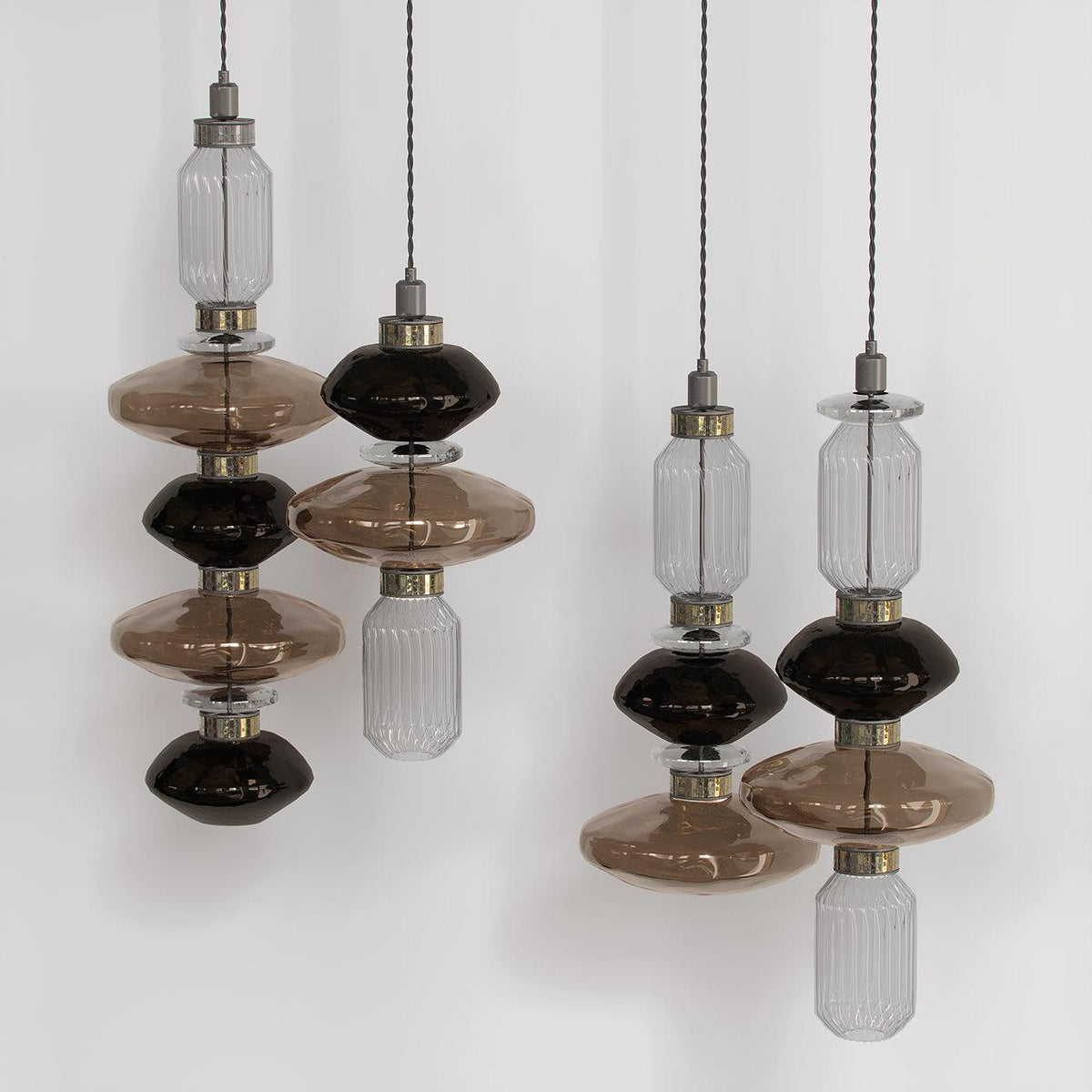 Navelle Glass Pendant Lamp-Moonnatur