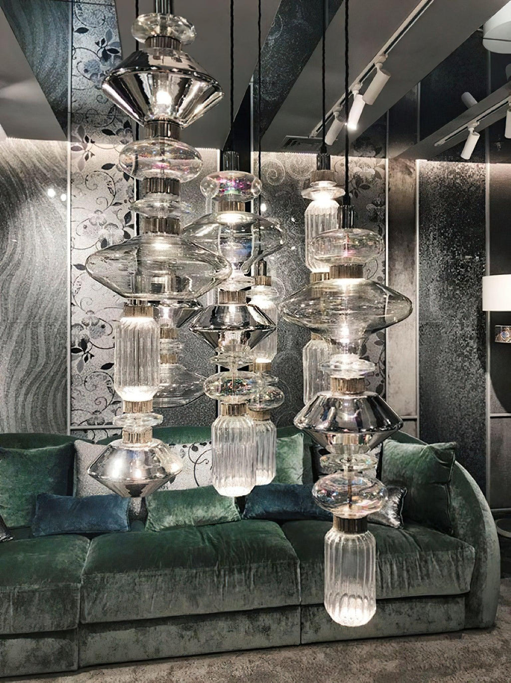 Navelle Glass Pendant Lamp-Moonnatur