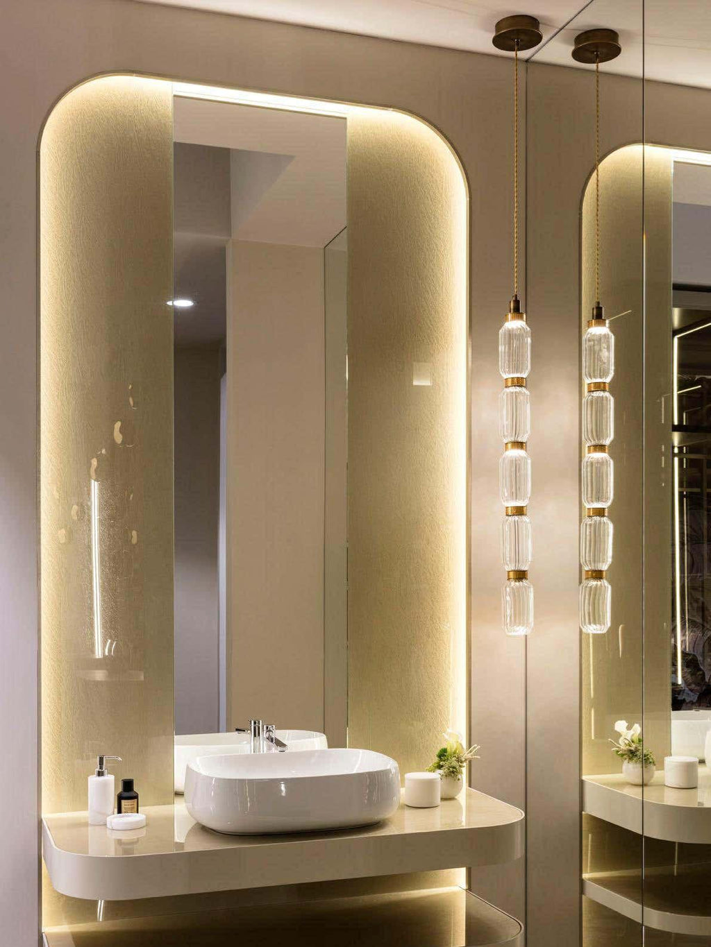 Navelle Glass Pendant Lamp-Moonnatur