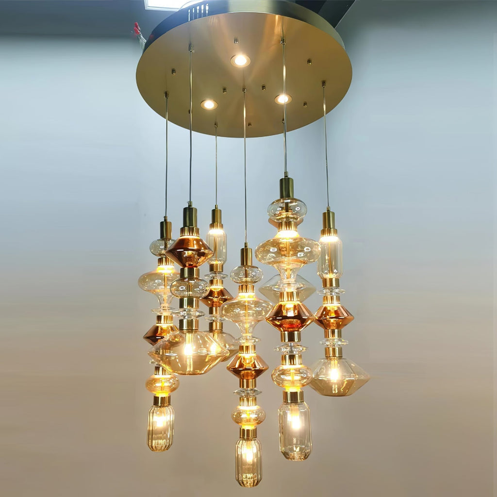 Navelle Glass Pendant Lamp-Moonnatur
