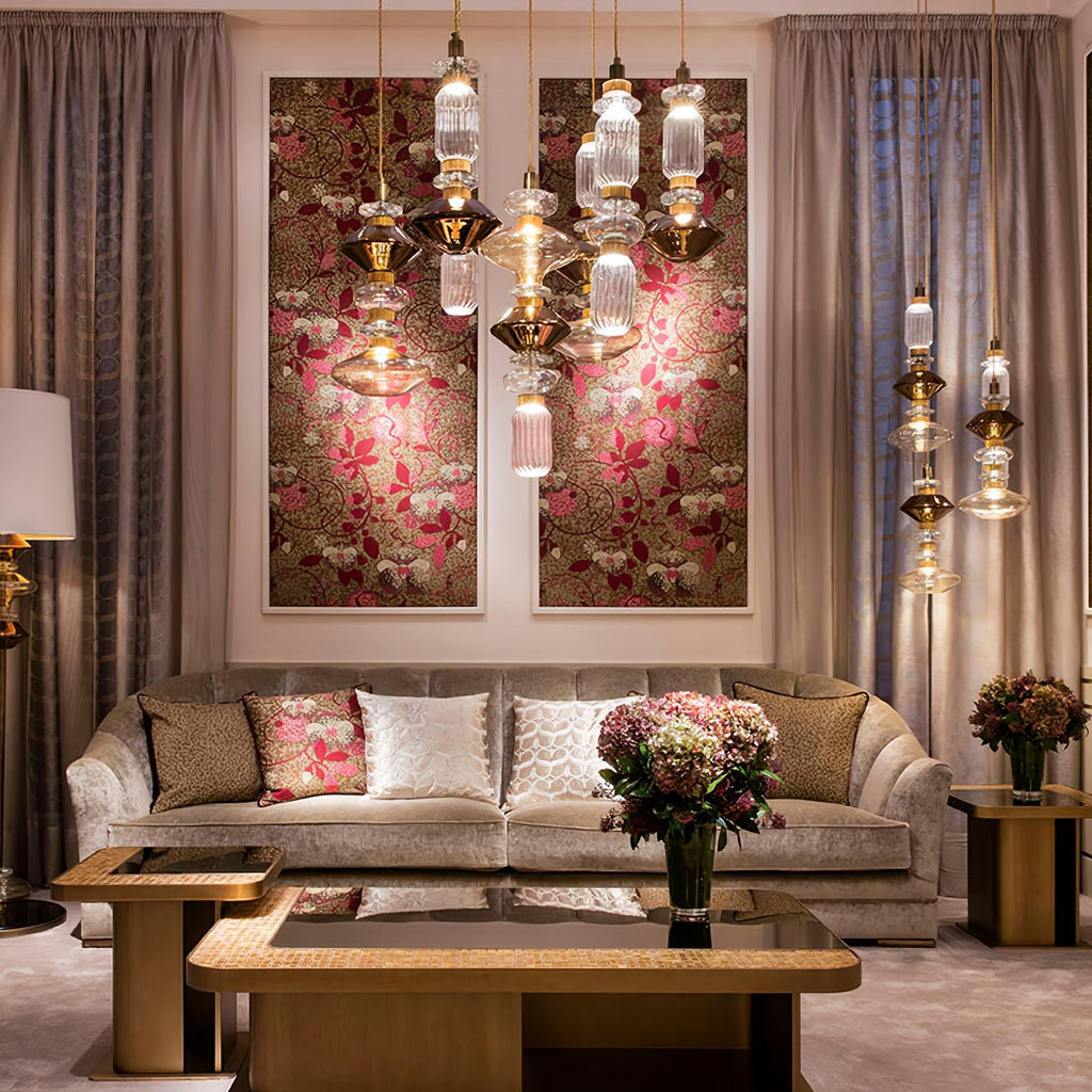 Navelle Glass Pendant Lamp-Moonnatur