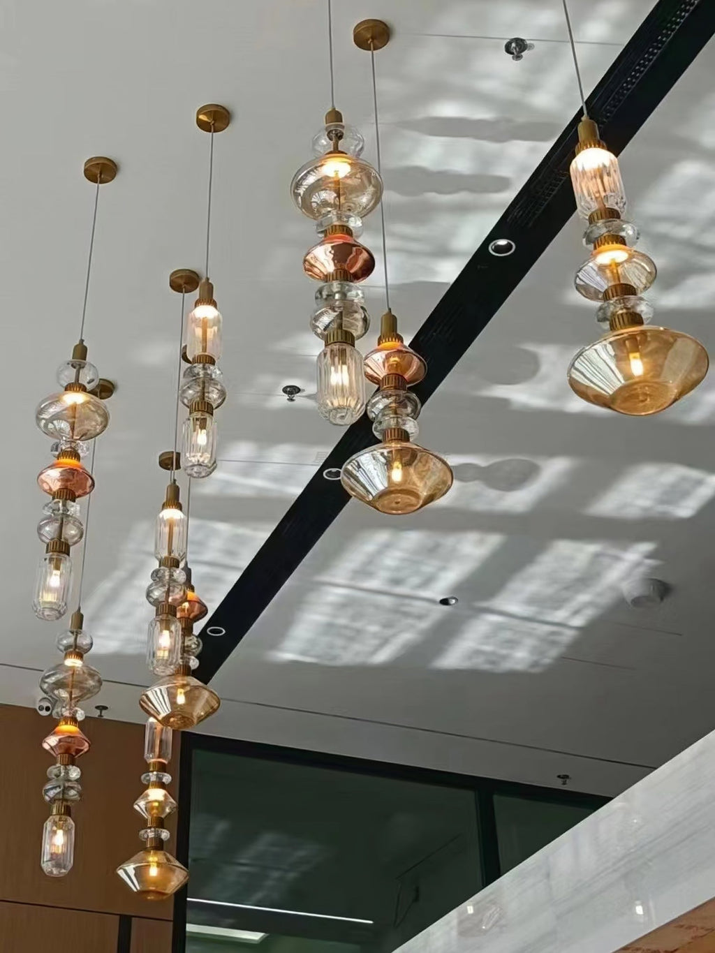 Navelle Glass Pendant Lamp-Moonnatur