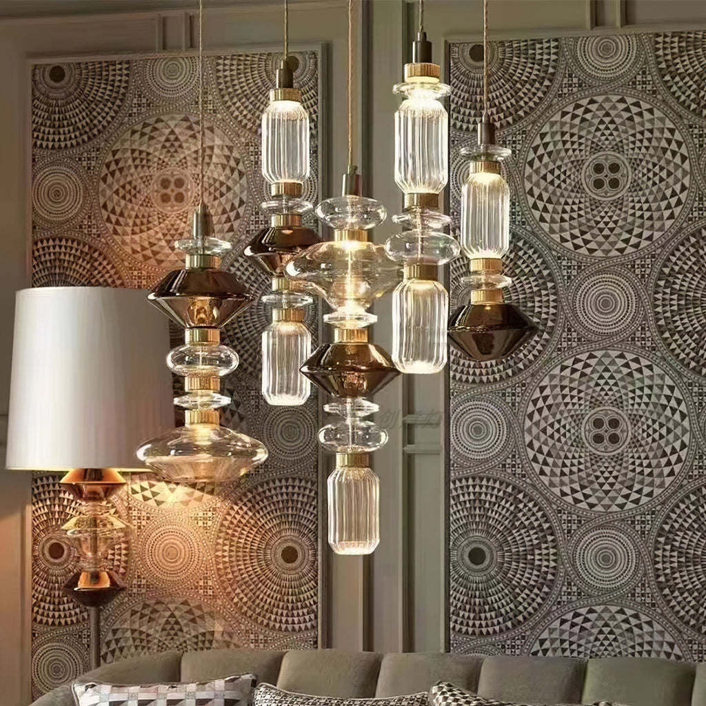 Navelle Glass Pendant Lamp-Moonnatur