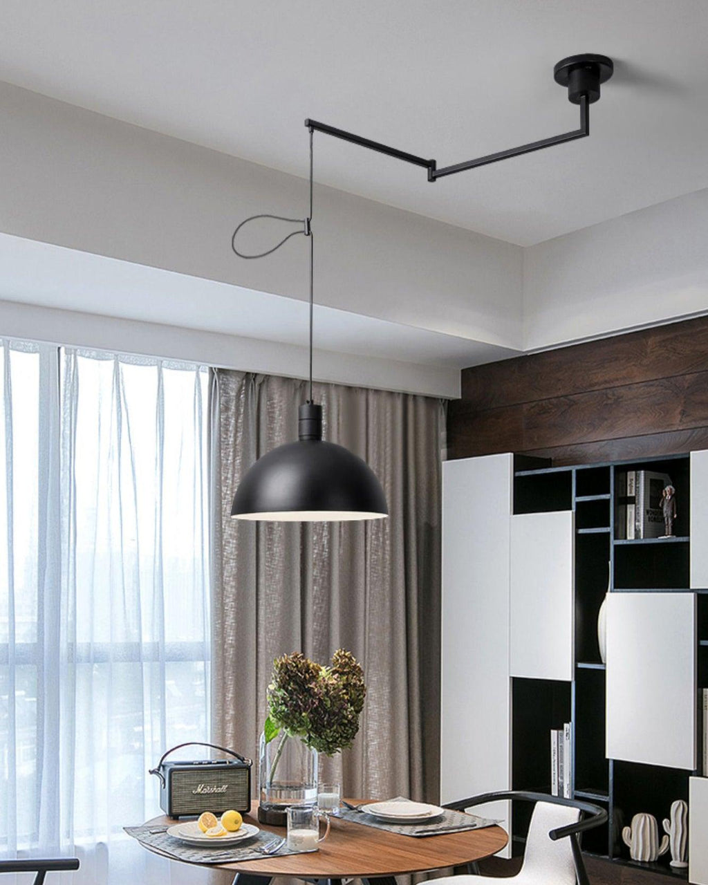 Tarnelhaven Metal Pendant Light-Moonnatur