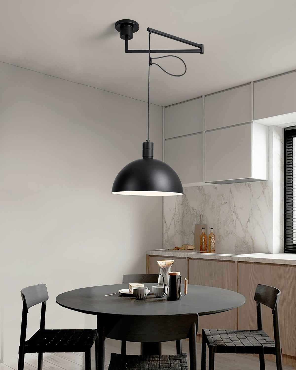 Tarnelhaven Metal Pendant Light-Moonnatur