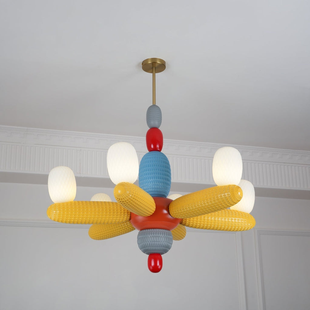 Perenena Glass Chandelier-Moonnatur