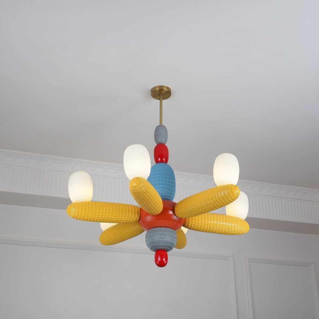 Perenena Glass Chandelier-Moonnatur