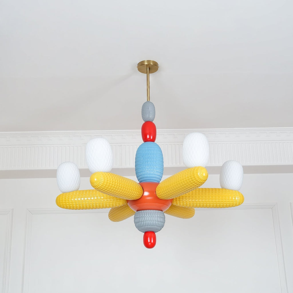 Perenena Glass Chandelier-Moonnatur